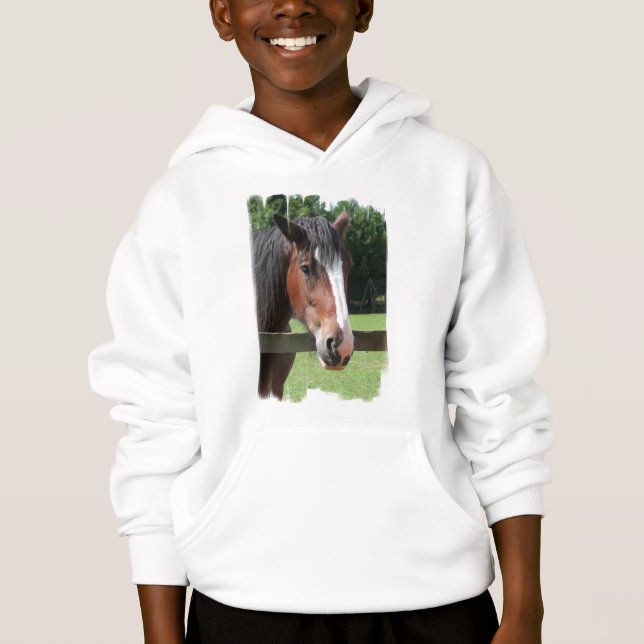 Image du sweatshirt à capuchon d'un enfant quart (Devant)