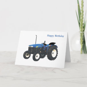 Image du tracteur pour la carte de voeux pliée