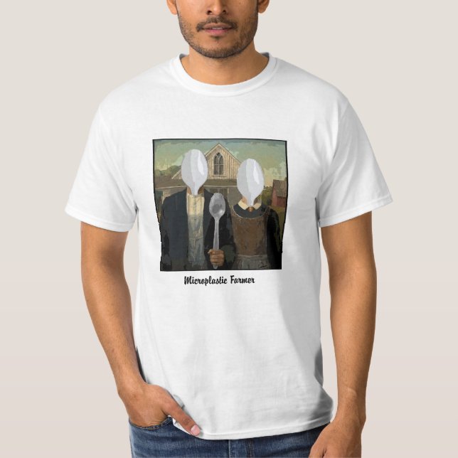 Image d'un t-shirt graphique parodiant American Go (Devant)