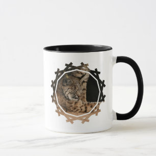 Image d'une tasse de café de chat sauvage