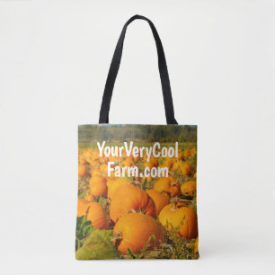 Image et URL de votre ferme sur le Sac fourre-tout