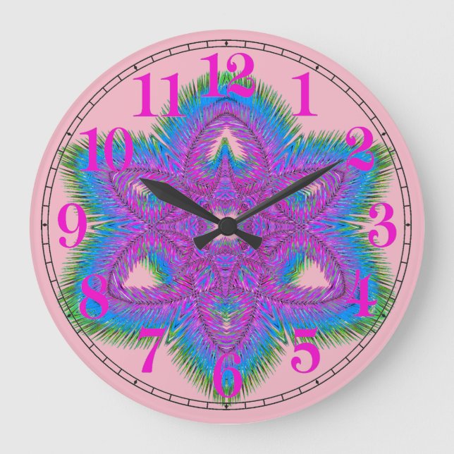 Image feuille de palme pour horloge murale acryliq (Recto)