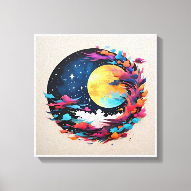 Image imprimée sur toile pour de belles couleurs,  (Recto)