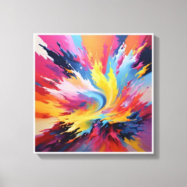 Image imprimée sur toile pour de belles couleurs,  (Recto)