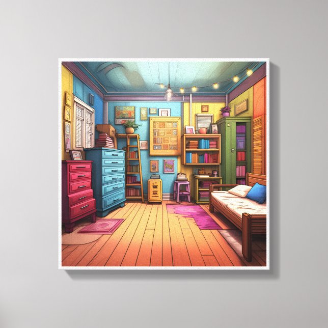 Image imprimée sur toile pour de belles couleurs,  (Recto)