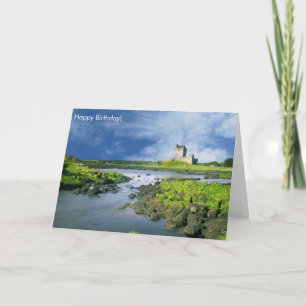 Image irlandaise de la carte de voeux pliée