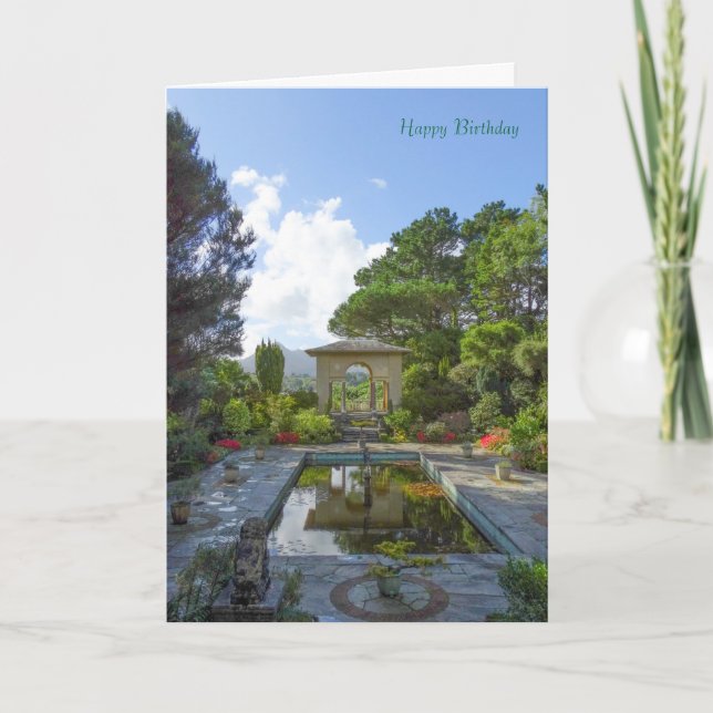 Image irlandaise pour carte de voeux d'anniversair (Devant)