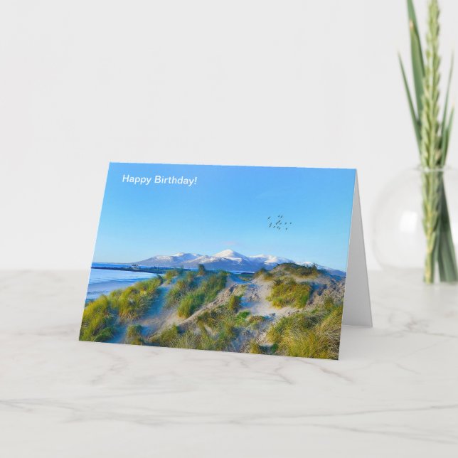 Image irlandaise pour carte de voeux d'anniversair (Devant)