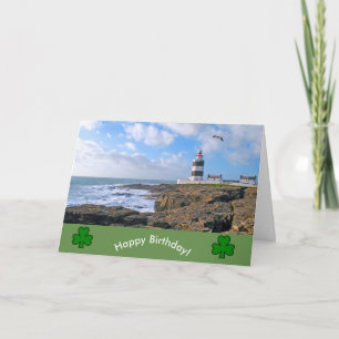 Image irlandaise pour carte de voeux d'anniversair