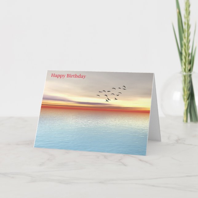 Image irlandaise pour carte de voeux d'anniversair (Devant)