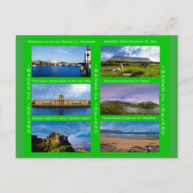 Image irlandaise pour carte postale (Devant)