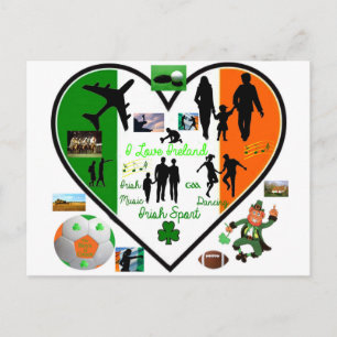 Image irlandaise pour carte postale