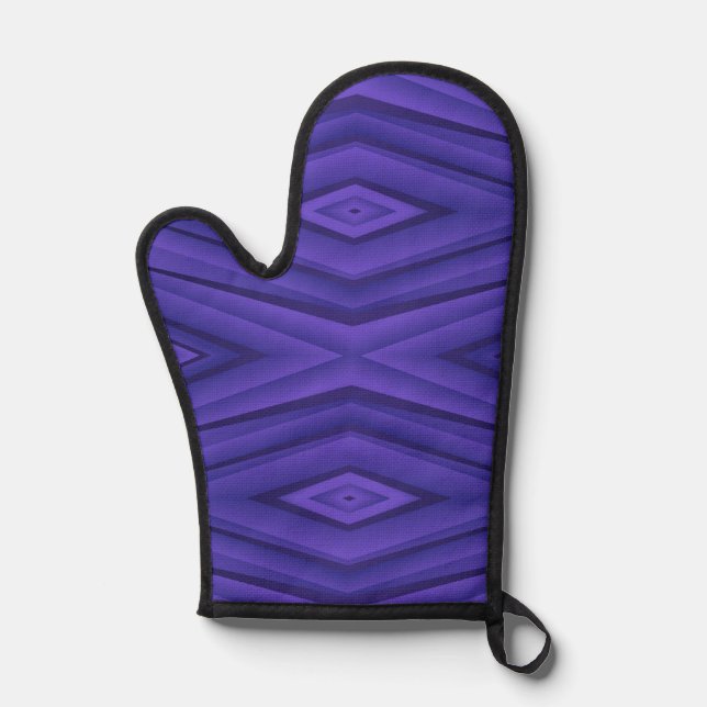 Image montrant une gant de cuisine violet avec un  (Recto)