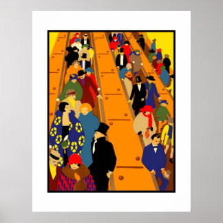 Image Rétro Londres Vintage Impression