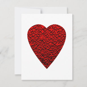 Image Rouge-Coeur Lumineux.