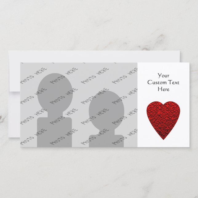 Image Rouge-Coeur Lumineux. (Devant)