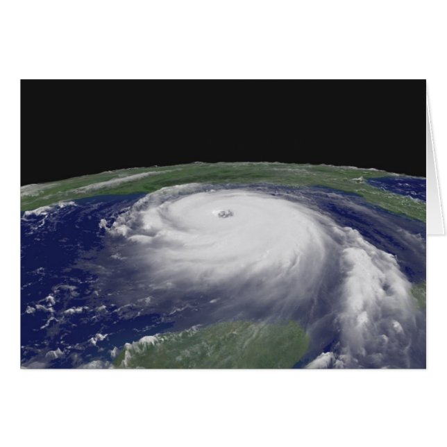 Image satellite de l'ouragan Katrina (Devant horizontal)