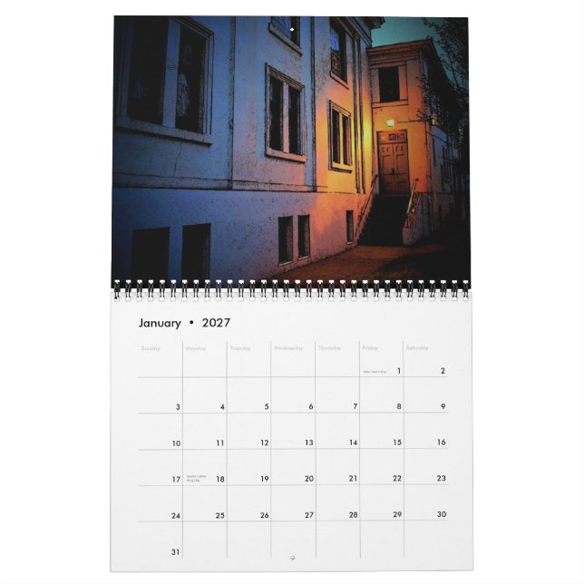 Images de calendrier d'Eugene 2011 (Jan 2027)