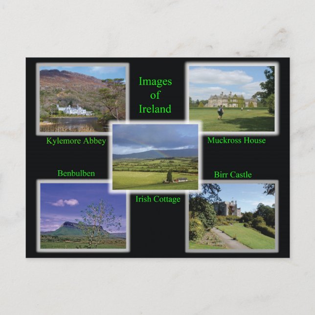 Images de carte postale Irlande (Devant)