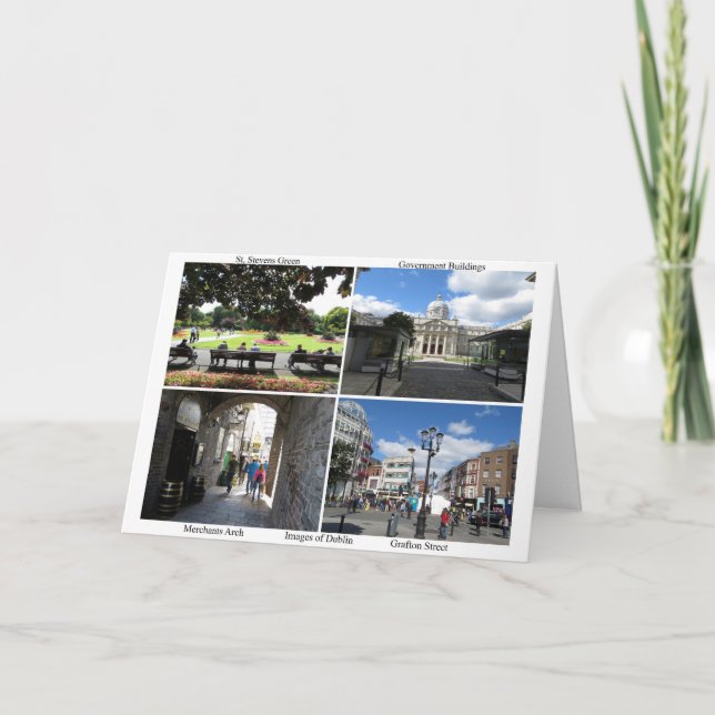 Images de la carte de voeux Dublin (Devant)