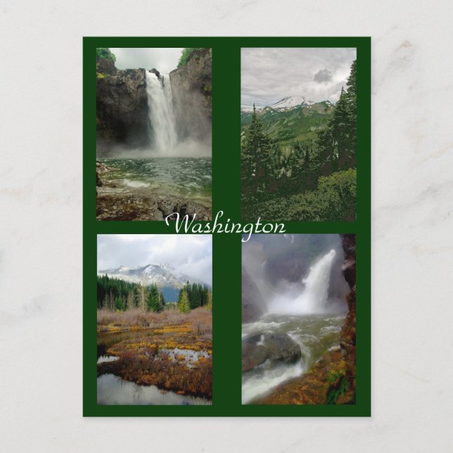 Images de la carte postale de Washington (Devant)