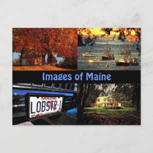 Images de la carte postale du Maine
