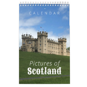Images d'Ecosse sur un calendrier