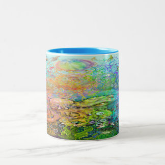 Imaginaire Aqua Mug à café à deux tons
