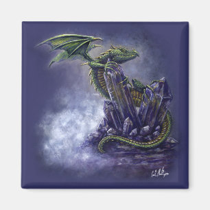 Imaginaire Art Crystal Dragon Magnet