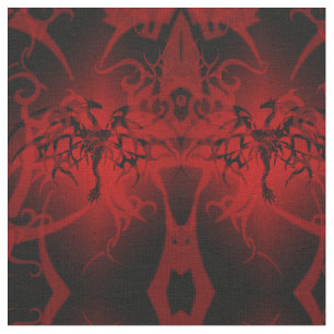 Imaginaire Black Dragons Goth tissu