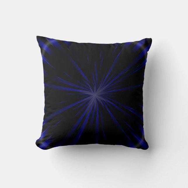 Imaginaire bleu Design Coussin Abstrait 32 (Recto)