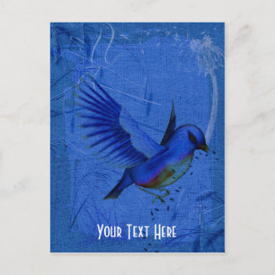 Imaginaire Bluebird Nature Carte postale personnal