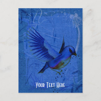 Imaginaire Bluebird Nature Carte postale personnal
