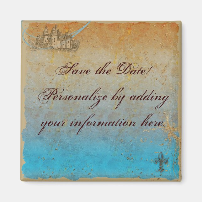 Imaginaire Castle Fairy Tale Magnet (Devant)