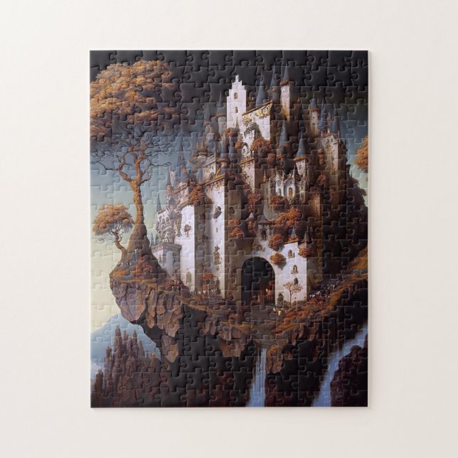 Imaginaire Château Imaginaire Art Jigsaw Puzzle (Vertical)
