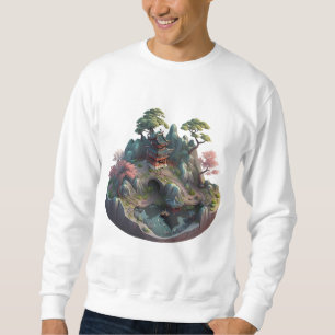 Imaginaire chinois mignon Paysage 3D Sweatshirt de