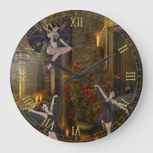 Imaginaire Dansant sur le Balcon Mur Horloge