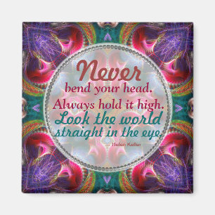 Imaginaire d'art fractal Motivational Quote Magnet
