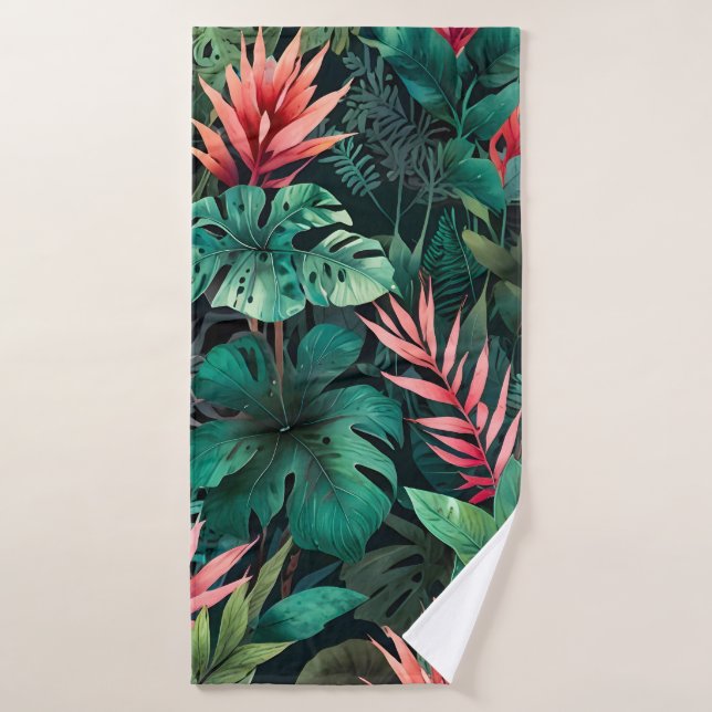 Imaginaire de la forêt tropicale (Serviette de bain)