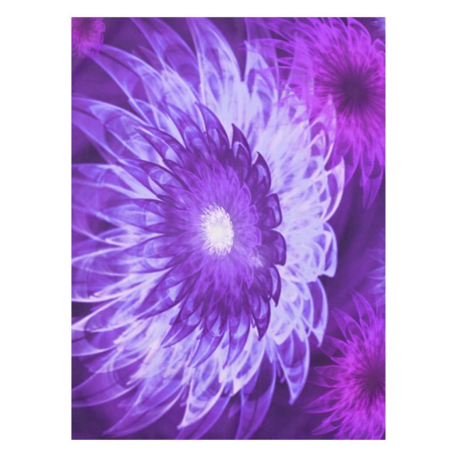 Imaginaire de nappes Fleurs violettes (Devant)