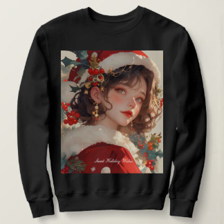 Imaginaire de Noël : Femme romantique Sweatshirt d