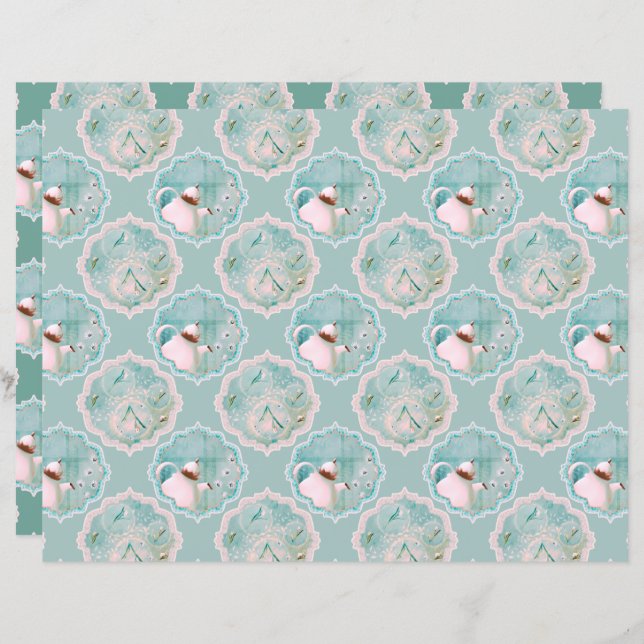 Imaginaire de thé et de tulipes (Devant / Derrière)