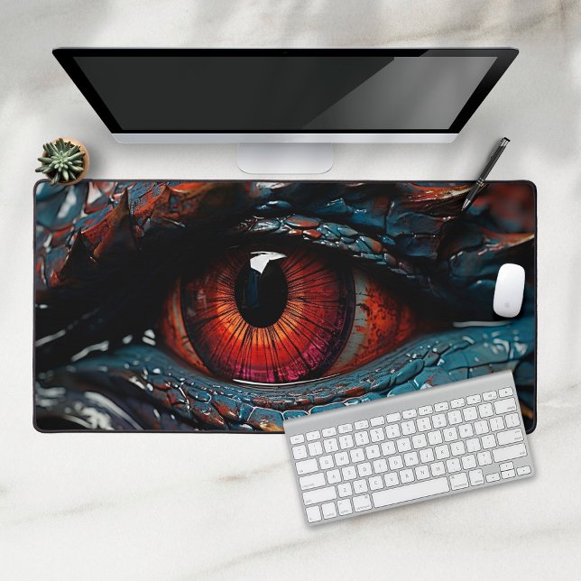 Imaginaire Dragon Eye Gamer (Desk mat for gamer. Fantasy dragon eye.)