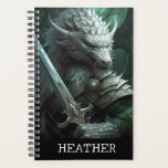 Imaginaire Dragon Warrior Monogram<br><div class="desc">Cette conception a été créée par art numérique. Elle peut être personnalisée dans la zone fournie ou customisée en choisissant le clic pour customiser une autre option et en changeant le nom, les initiales ou les mots. Vous pouvez également modifier la couleur et le style du texte ou supprimer le...</div>