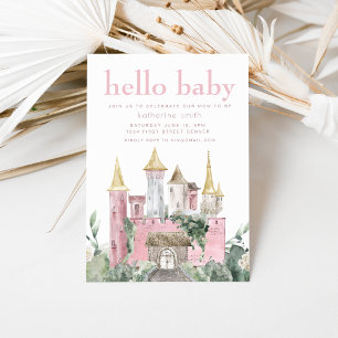 Imaginaire du château de Fairytale Invitation Baby