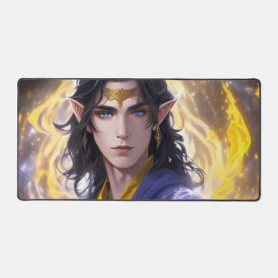 Imaginaire Elven Mage : Cheveux foncé et Arrière -