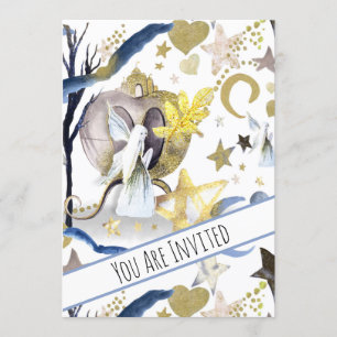 *~* Imaginaire Fairy Baby shower Invitation Lune