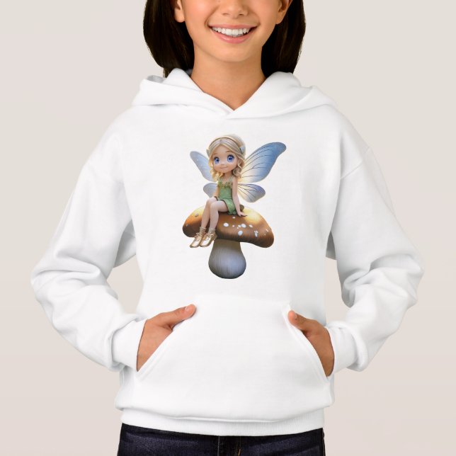 Imaginaire Fairy Girl's Sweat - shirt à capuche (Devant)