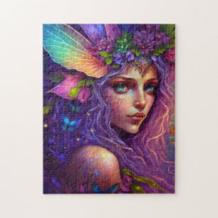 Imaginaire Fée coloré Art Jigsaw Puzzle