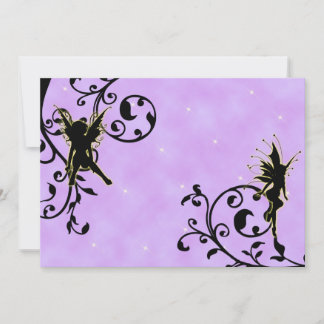 Imaginaire Fée Nuit Invitation Anniversaire